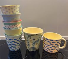 Gobelets et tasse RICE en très bon état