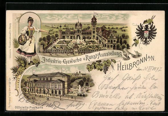 Cancelleria postale: Litho Ganzsache Württemberg PP11 D11 /0 – Usato da Berlin venduto da bartko-reher