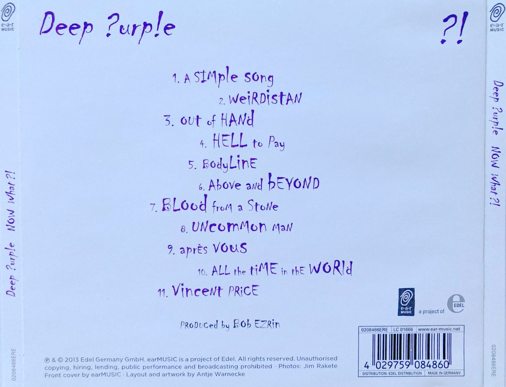 CD: DEEP PURPLE - NOW WHAT ?! – Usato da Bottens venduto da hotter-than-hell 2