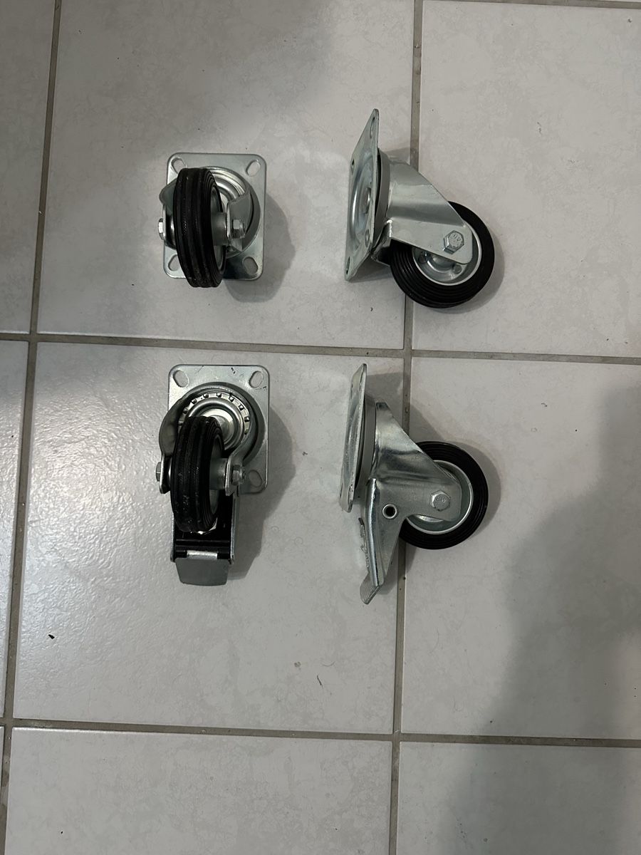 Altro per stoccaggio & trasporto: Roulettes pivotantes 80mm / 4pcs – Nuovo (secondo la descrizione) da Embrach venduto da niz_8sff
