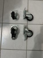 Roulettes pivotantes 80mm / 4pcs