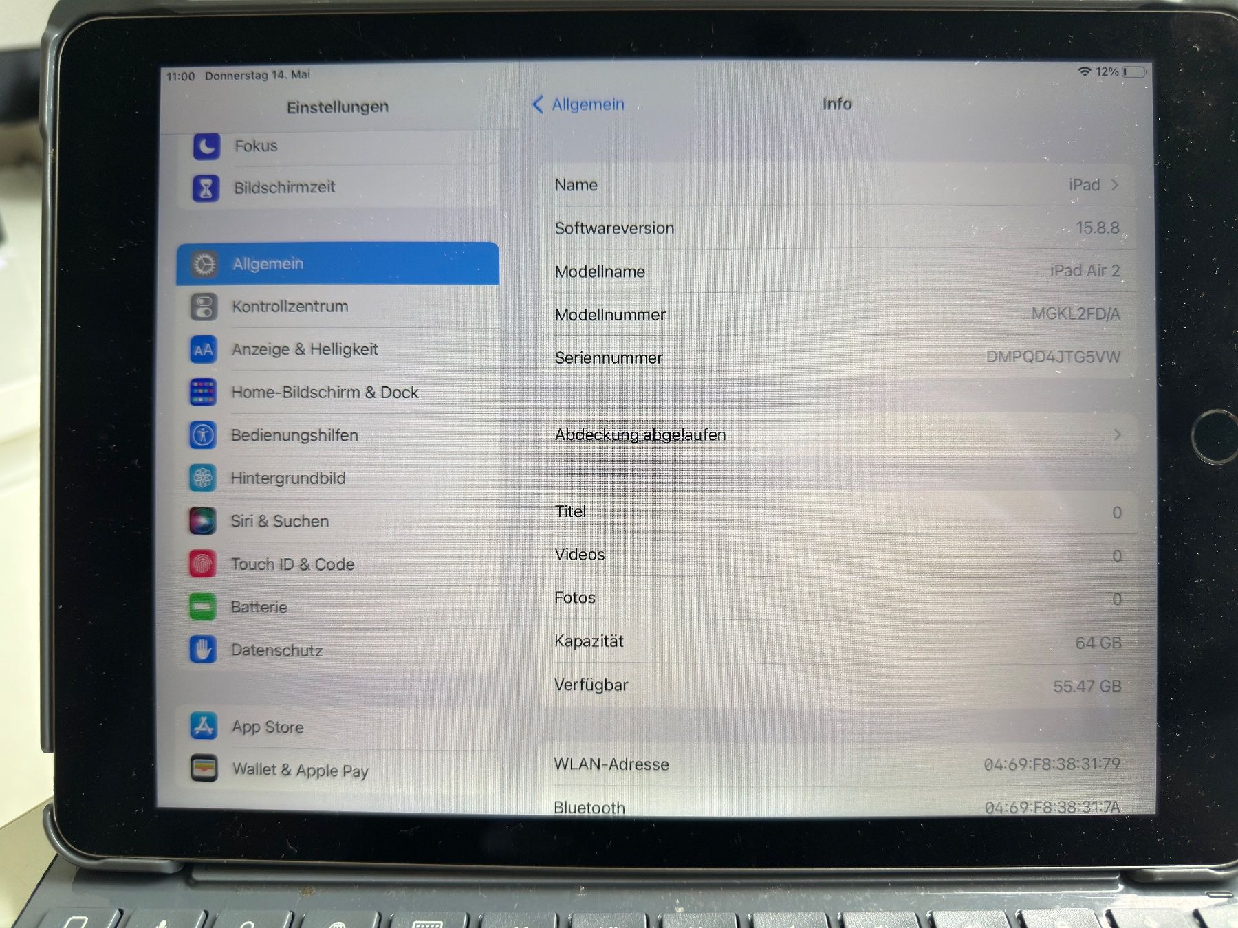 Apple Tablet PC: Apple iPad Air 2 64GB – Usato da Rudolfstetten venduto da g.anania 1