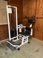 Machine fitness Abdominal crunch 