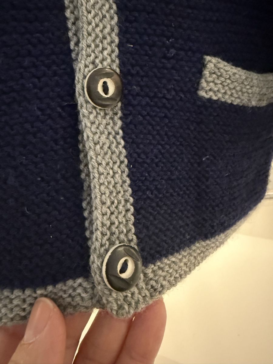Giacche & Cappotti: Trachtenjacke, marineblau/grau, Grösse 92, Winter – Usato da Ebikon venduto da InesUndElf 1