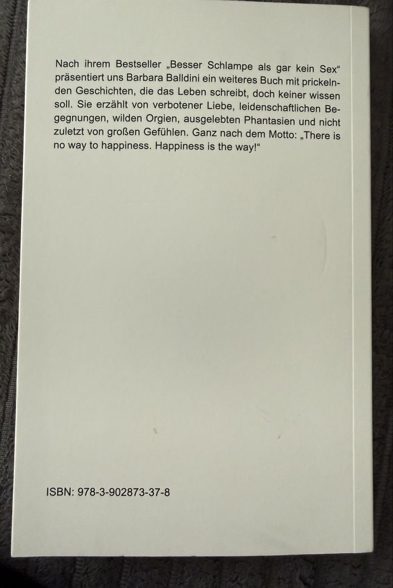 Libri: BARBARA BALLDINI Einmal Schlampe, immer Schlampe – Nuovo (secondo la descrizione) da Pfeffikon LU venduto da pepino17 1