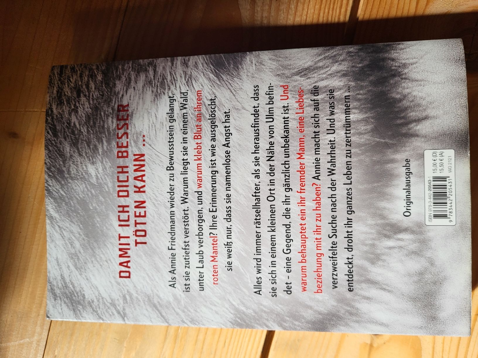 Livres: Max Bentow Rotkäppchens Traum Thriller  – D'occasion à Heiden par Cherry16995 1