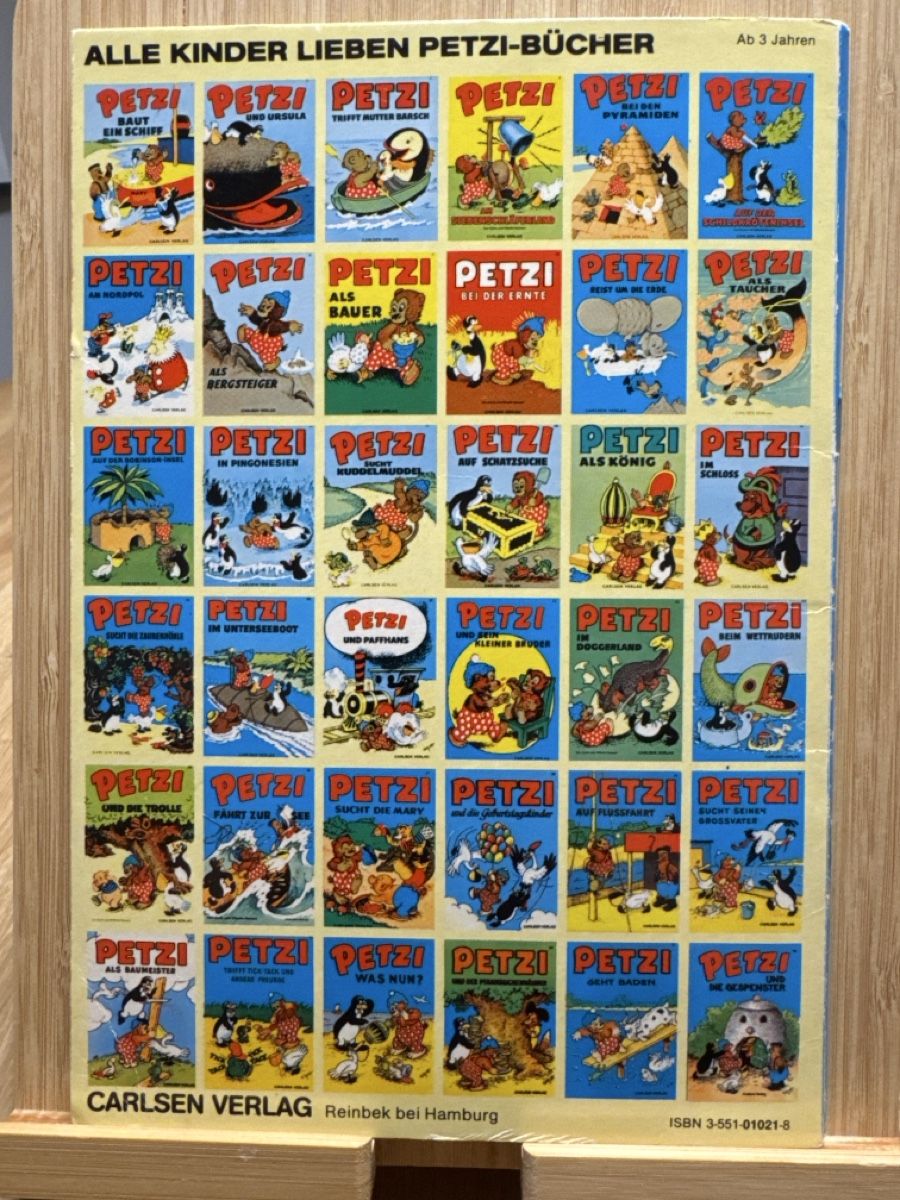Bücher: Petzi und Paffhans - Kinderbuch Klassiker – Gebraucht aus Kestenholz von smsale23 1
