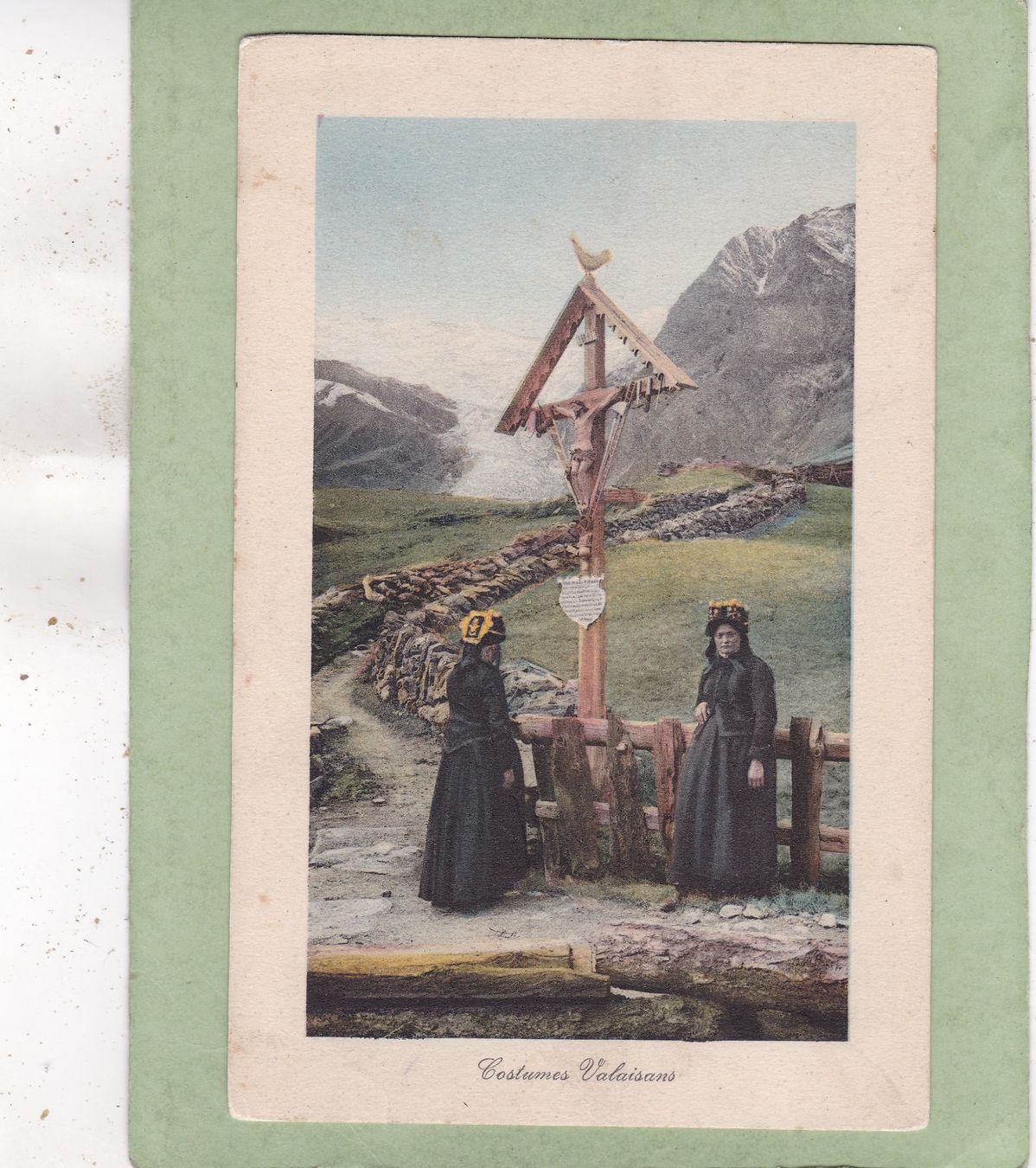 Ansichtskarten: Costumes Valaisans 1916 – Gebraucht aus Herisau von Lisegrat2008