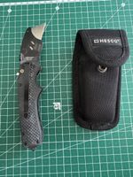 Hesco Teppichmesser Cuttermesser mit Etui - Top Zustand!
