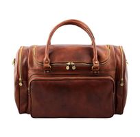 Reisetasche Leder Praga - Farbe: Braun