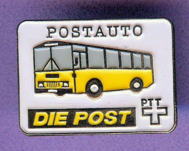 Plaketten & Abzeichen: PTT   Die Post  POSTAUTO – Gebraucht aus Winterthur von Sammleroase