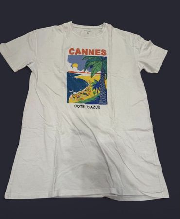 T-Shirt Cannes Cote d'Azur Weiss