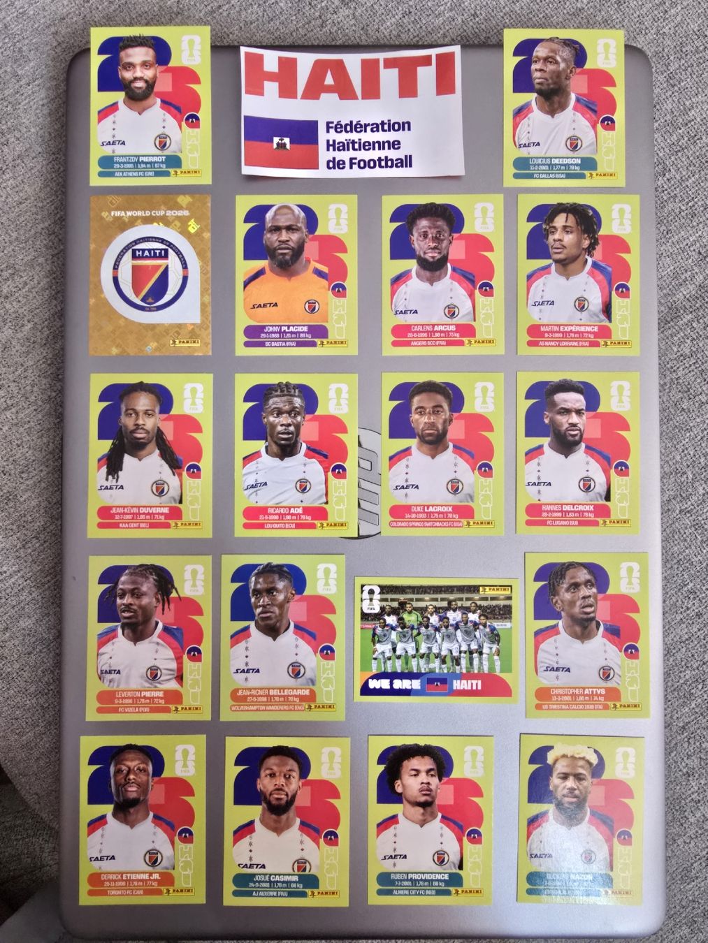 Panini Carte collezionabili: Haiti Panini WM 2026 – Nuovo (secondo la descrizione) da Zürich venduto da TutNixCH