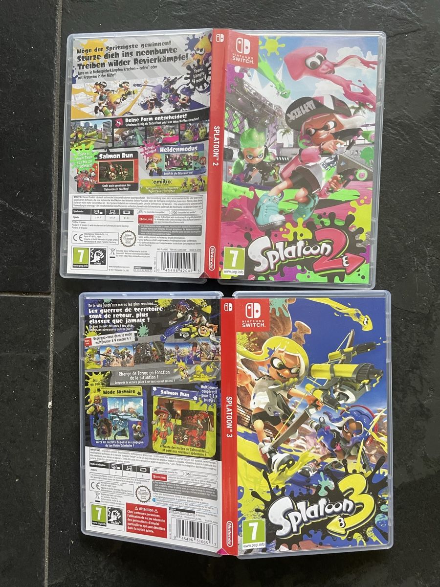 Nintendo Giochi: Nintendo Switch Splatoon 2 & 3 Spieletop-Zustand! – Usato da Pieterlen venduto da sheriff111 1