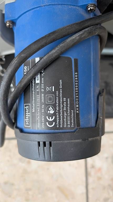 Sägen: NEU Scheppach Metallschneider mit Drei Ersatz platten – Gebraucht aus Rorbas von philips1 1