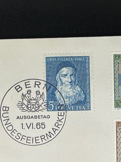 Alle Briefmarken: Ersttagsbrief Bundesfeier 1965 – Gebraucht aus Herisau von ErWi9100 2