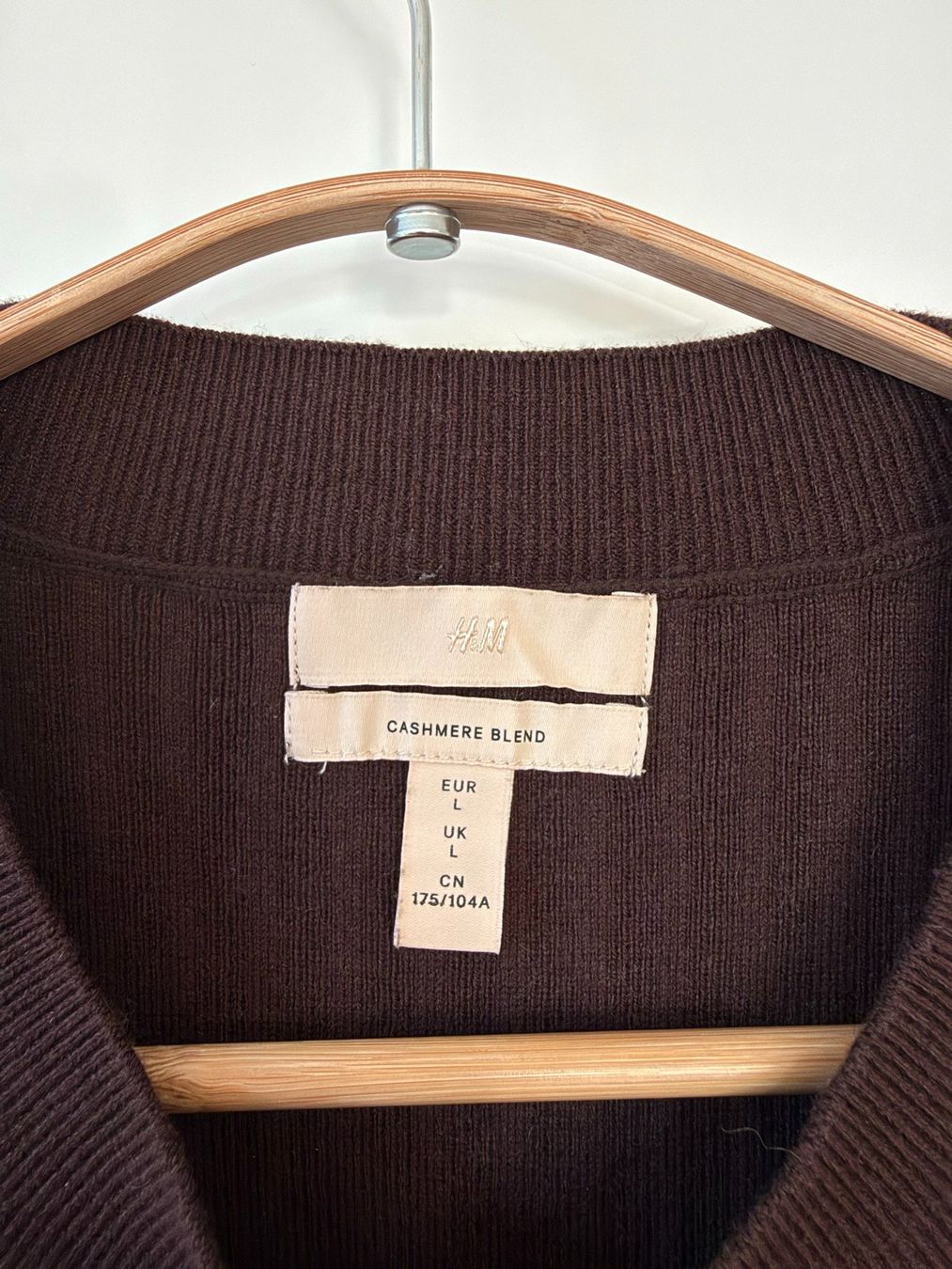 H&M Maglioni & Felpe: H&M Pullunder braun, Baumwolle & Kaschmir, L – Usato da Neukirch an der Thur venduto da foundby. 1