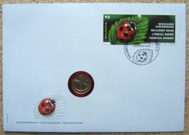 SCHWEIZ FDC GLÜCKSBRINGER BRIEF 2002