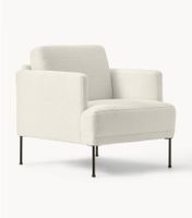 Westwing Teddy-Sessel Fluente mit Hocker
