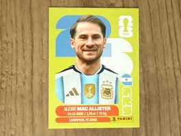 Panini FIFA World Cup 2026 Sticker Alexis Mac Allister ARG 9