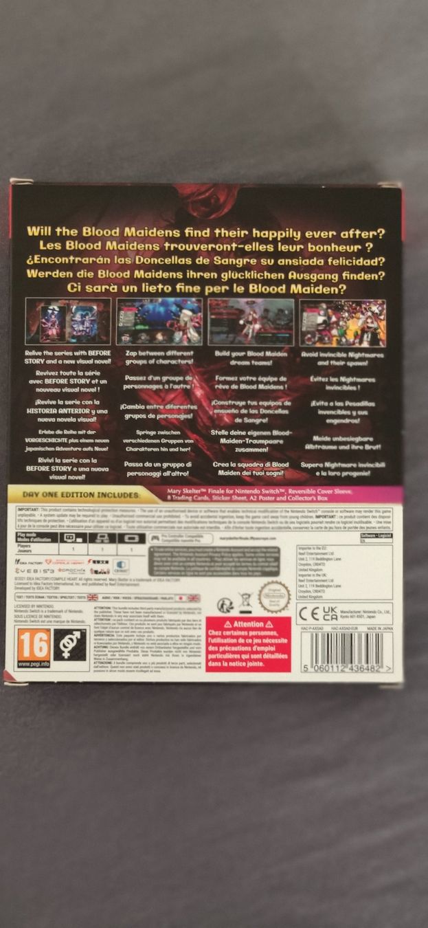 Giochi: Mary Skelter Finale - Day One Edition - Nintendo Switch – Usato da St.Gallen venduto da Wdragon 1