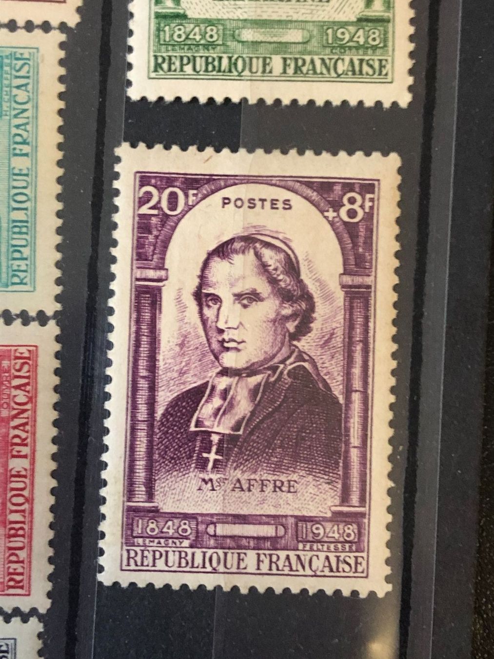 Alle Briefmarken: Série célébrités 1948 Neufs** complet – Neu und originalverpackt aus Lausanne von ffhoud 8