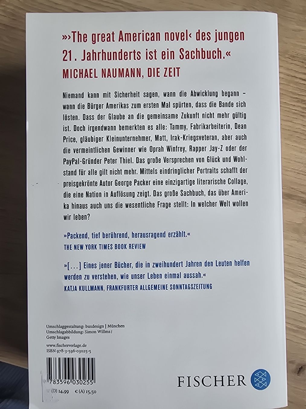 Libri: Die Abwicklung von George Packer – Nuovo (secondo la descrizione) da Zürich venduto da thisis4you 1