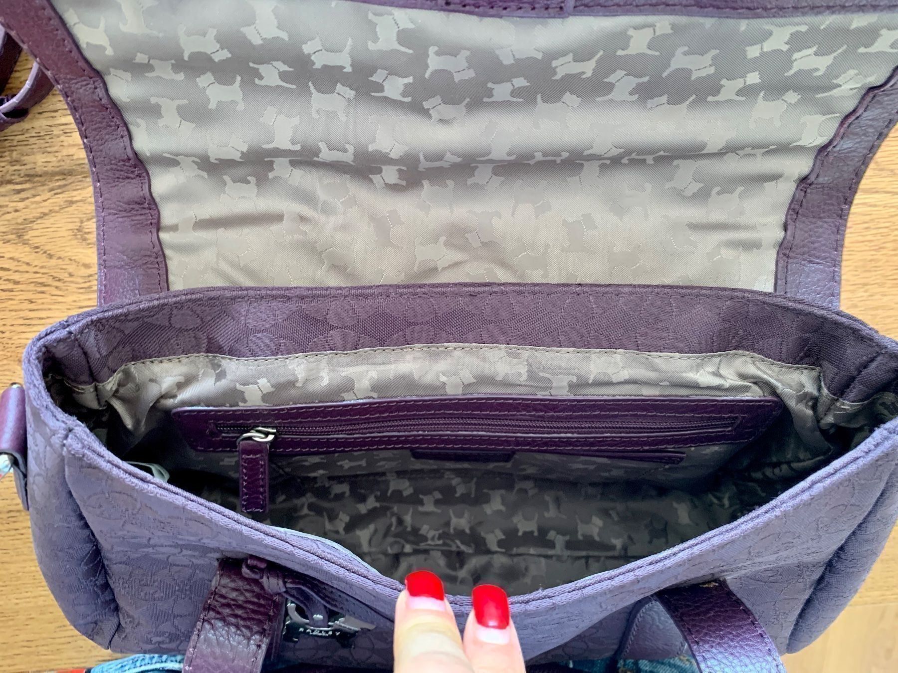Radley Taschen für Damen: Radley London Tasche violett – Neu (gemäss Beschreibung) aus Allschwil von Artur15 3