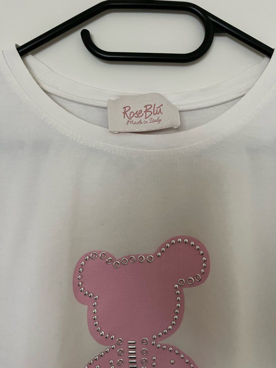 T-shirt: T-Shirt One Size, Farbe weiss/pink – Usato da Triesen venduto da dardaleni 3