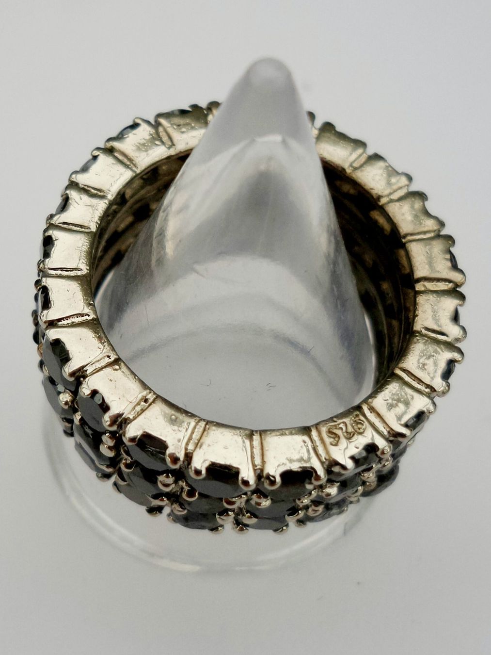 Onyx Ringe: Ring  black Onyx drei reihig Grösse 54 – Neu (gemäss Beschreibung) aus Zürich von adriben 3