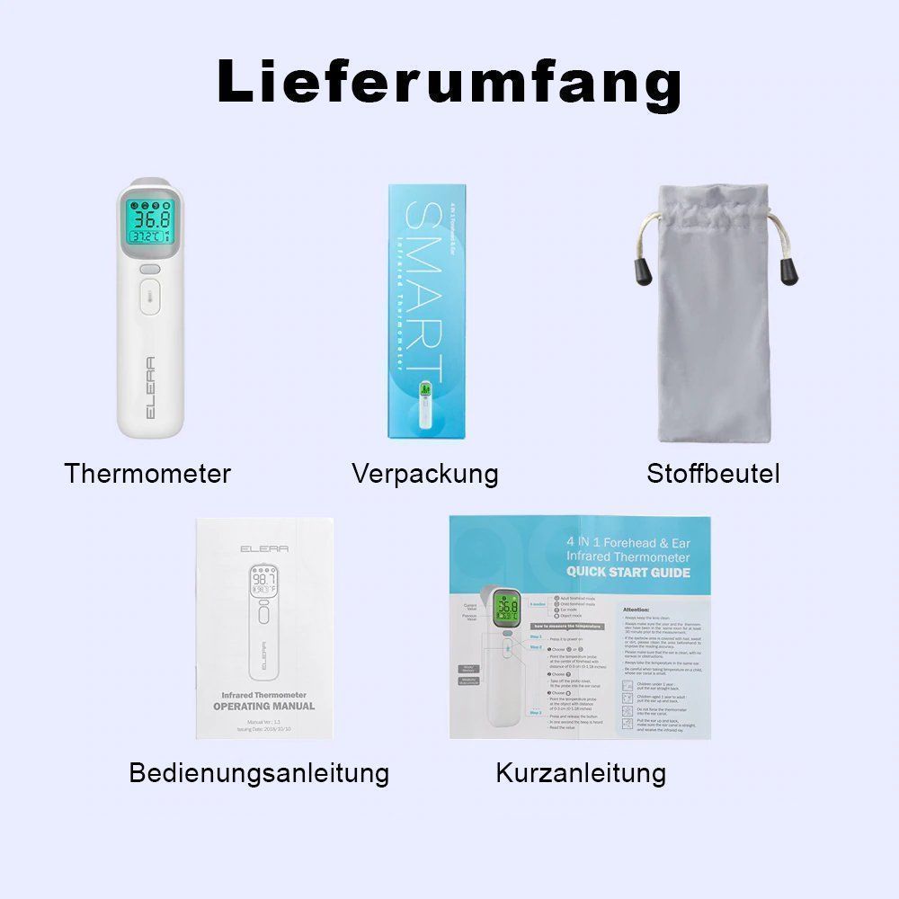 Altro per la casa: Infrarot (Fieber-) Thermometer – Nuovo e nell'imballaggio originale da Weinfelden venduto da salehouse 3