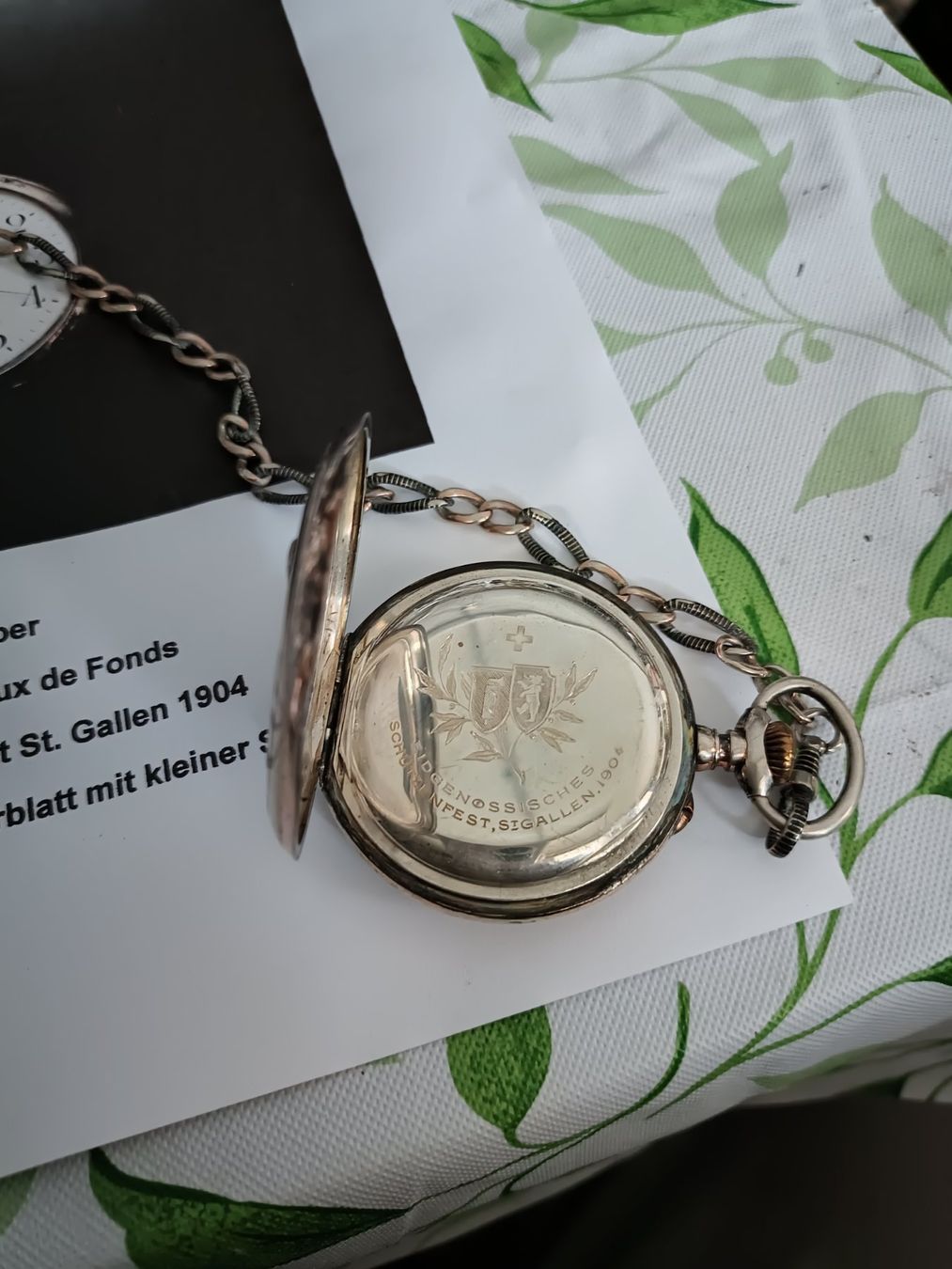 Uhren: Schützentaschenuhr  St. Gallen 1904 – Gebraucht aus Ennetmoos von brunhildenb 6