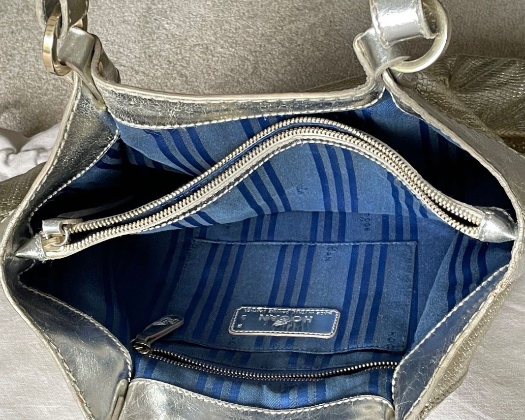 Hogan Borse da donna: Hogan Handtasche Metallisch Goldig/Silbern – Usato da Oberrieden venduto da daniel_shnshn 4