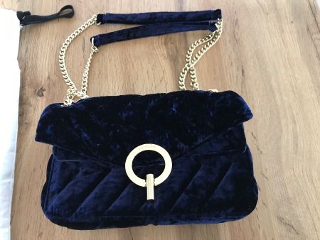 Edle Handtasche -Sandro, königsblau, Neu