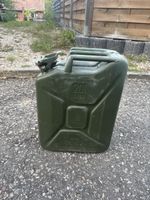 Benzinkanister Metall oliv 20 Liter