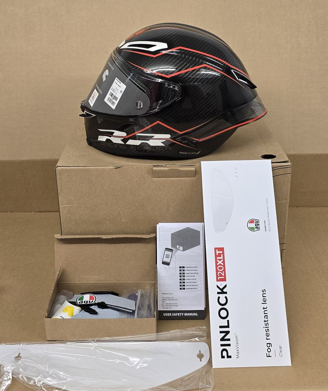 AGV Caschi & visiere: AGV Pista GP RR Performante Carbon/Red – Nuovo e nell'imballaggio originale da Spreitenbach venduto da S-G 1