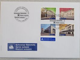 (814) Freimarken «Schweizer Bahnhöfe I»