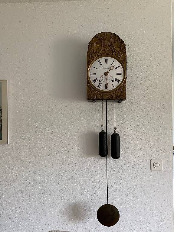 Orologi da terra & Orologi da parete: Antike  Wand-Uhr Chantemerle Ambert – Usato da Gattikon venduto da Igel16