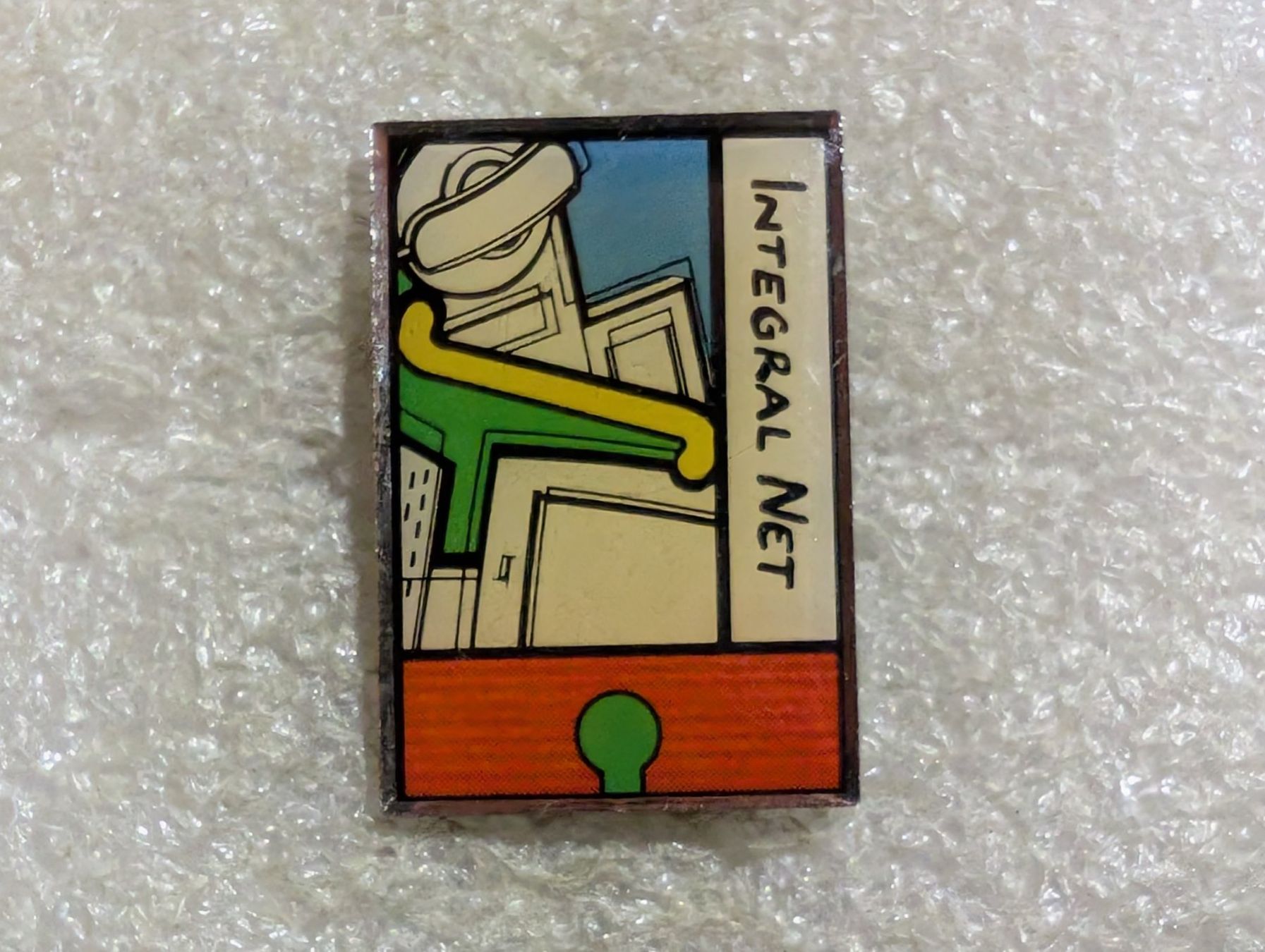 Placchette & Badge: Ansteckpin 151: Integral Net – Usato da Oppligen venduto da Pin-Fall-Shop