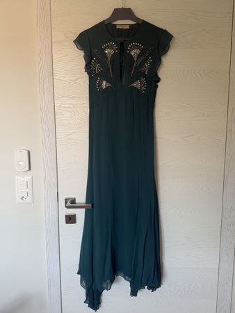 TWINSET Dress beaded green size 40 new condition