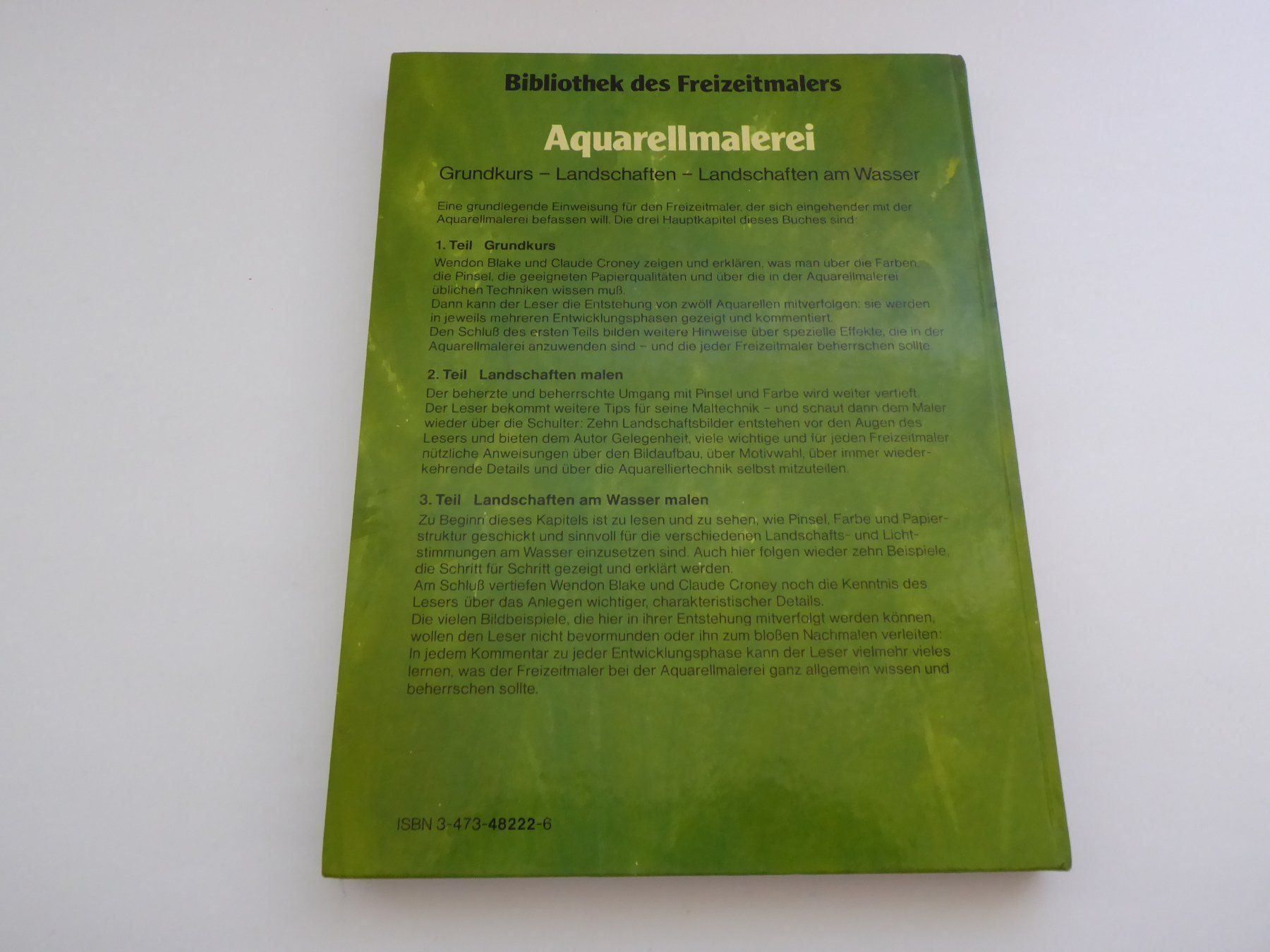 Libri: Buch: Aquarellmalerei, Ravensburger 1978 – Usato da Turbenthal venduto da Panau 7