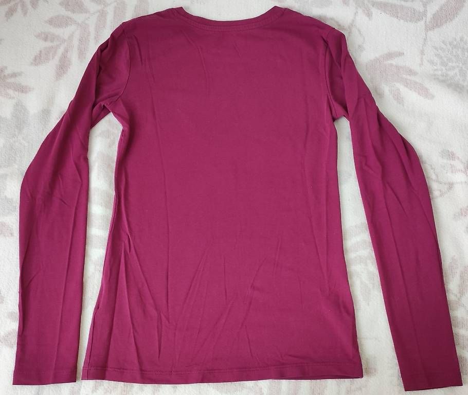C&A T-shirt: C&A Langarmshirt lila Grösse XS – Usato da Sempach Station venduto da Szizi 1