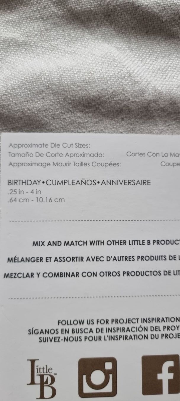 Schablonen: Stanzschablone birthday mit magnetmatte – Neu und originalverpackt aus hägglingen von tamayra 3