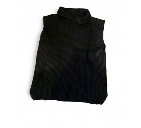Damen Rollkragen Top schwarz