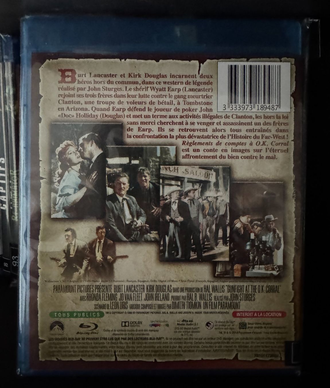 Alle DVDs: Règlements de comptes à O.K. Corral (1957) - Blu-ray – Gebraucht aus Semsales von __Florian__ 2
