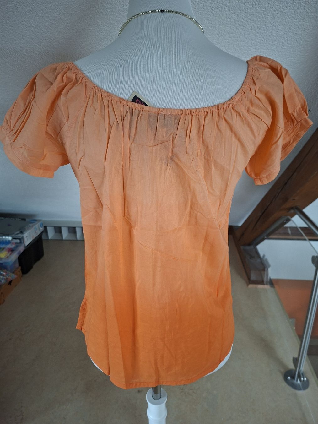 Boom Baba Blusen: Boom Baba Sommer Bluse Orange, Grösse Free, Neu – Neu (gemäss Beschreibung) aus Klingnau von vollmond36 2