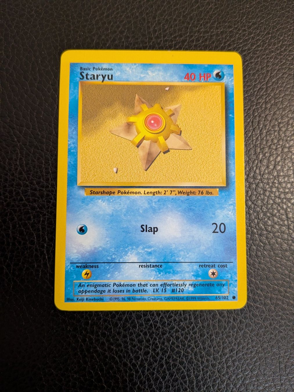 Pokémon Carte collezionabili: Base Set Staryu 65/102 Ab 1 – Usato da Paradiso venduto da Pkmn10