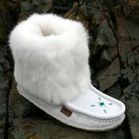 TECUMSEH CANADA CUB  Mukluk Boots Stiefel Fell US Size8 EU39