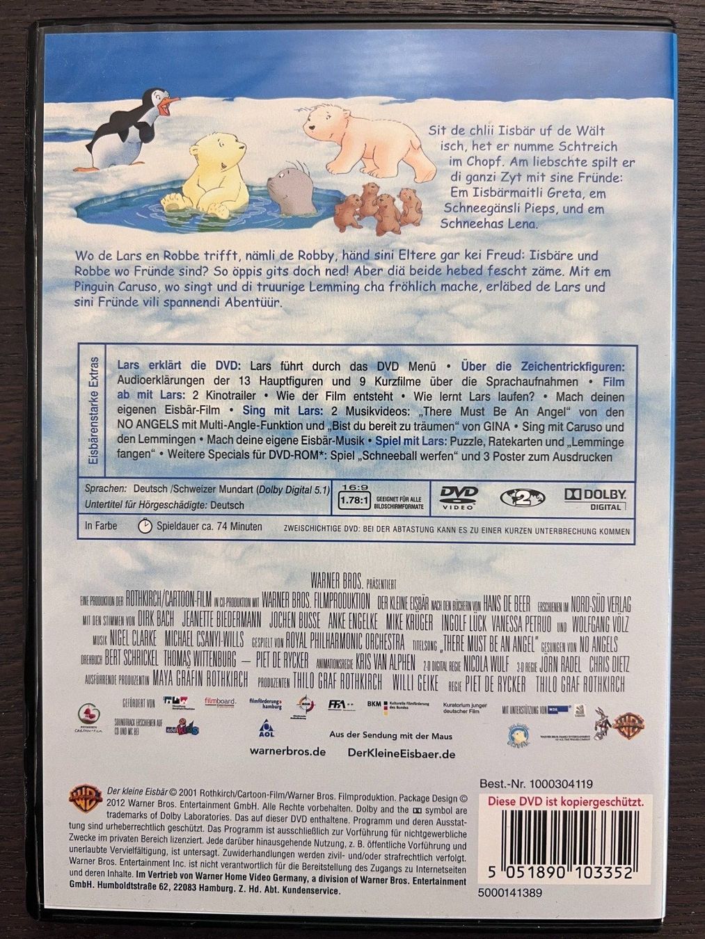 Tutti i DVDs: Chliine Iisbär - De Kinofilm – Usato da Zürich venduto da FilmFreunde 1