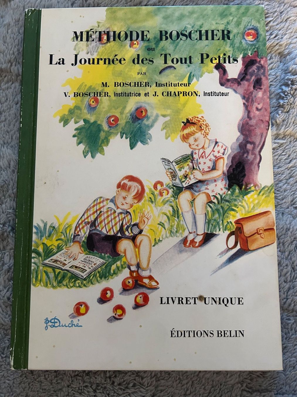 Libri: METHODE BOSCHER OU LA JOURNEE DES TOUT PETITS – Usato da Genève venduto da zonzon9351